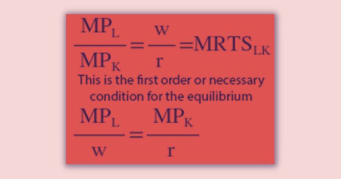 Constrained output maximization formula