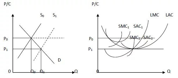 Long run Equilibrium of the Firm: perfect competition